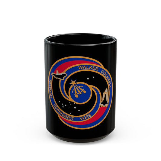 STS 69 (NASA) Black Coffee Mug-15oz-The Sticker Space