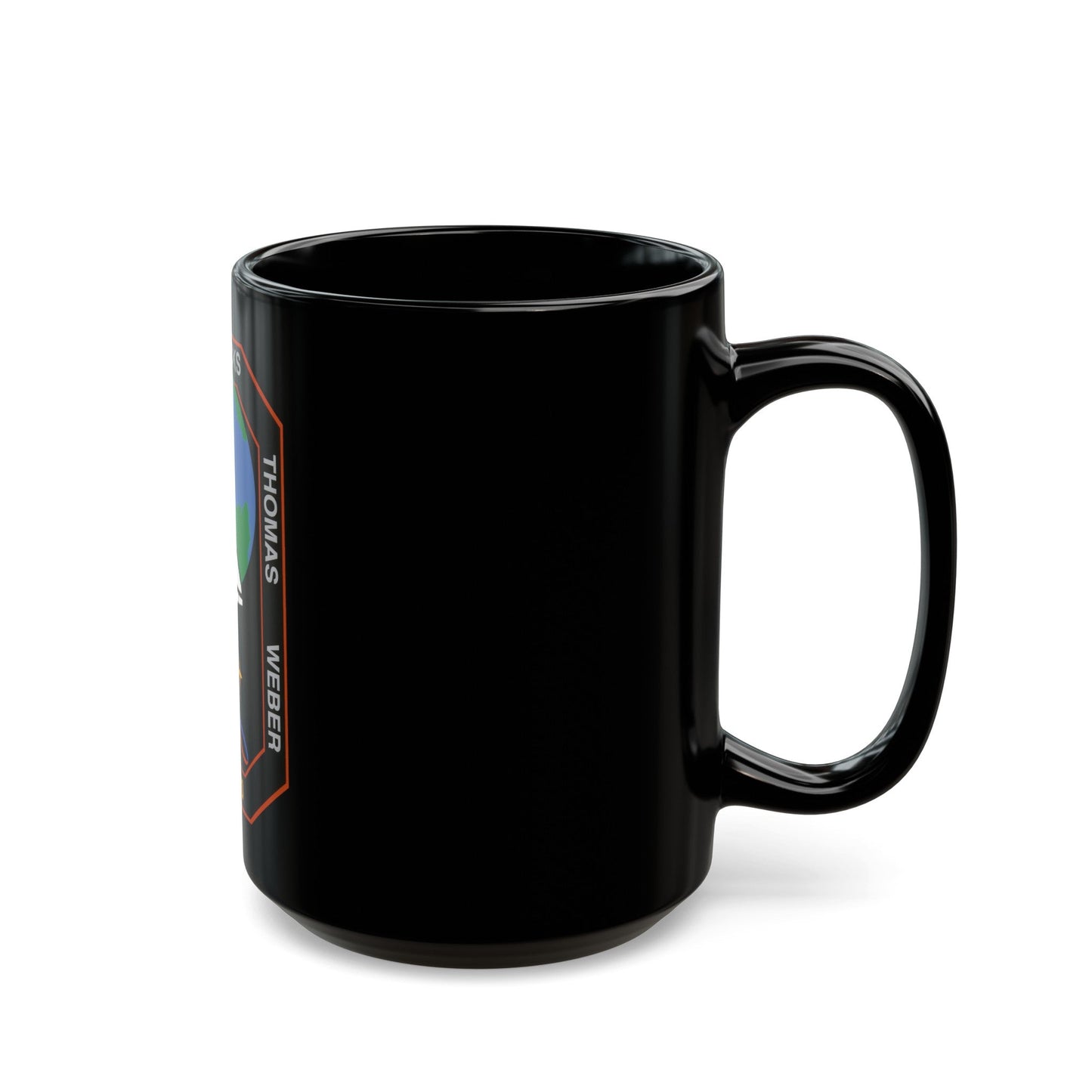 STS 70 (NASA) Black Coffee Mug-The Sticker Space