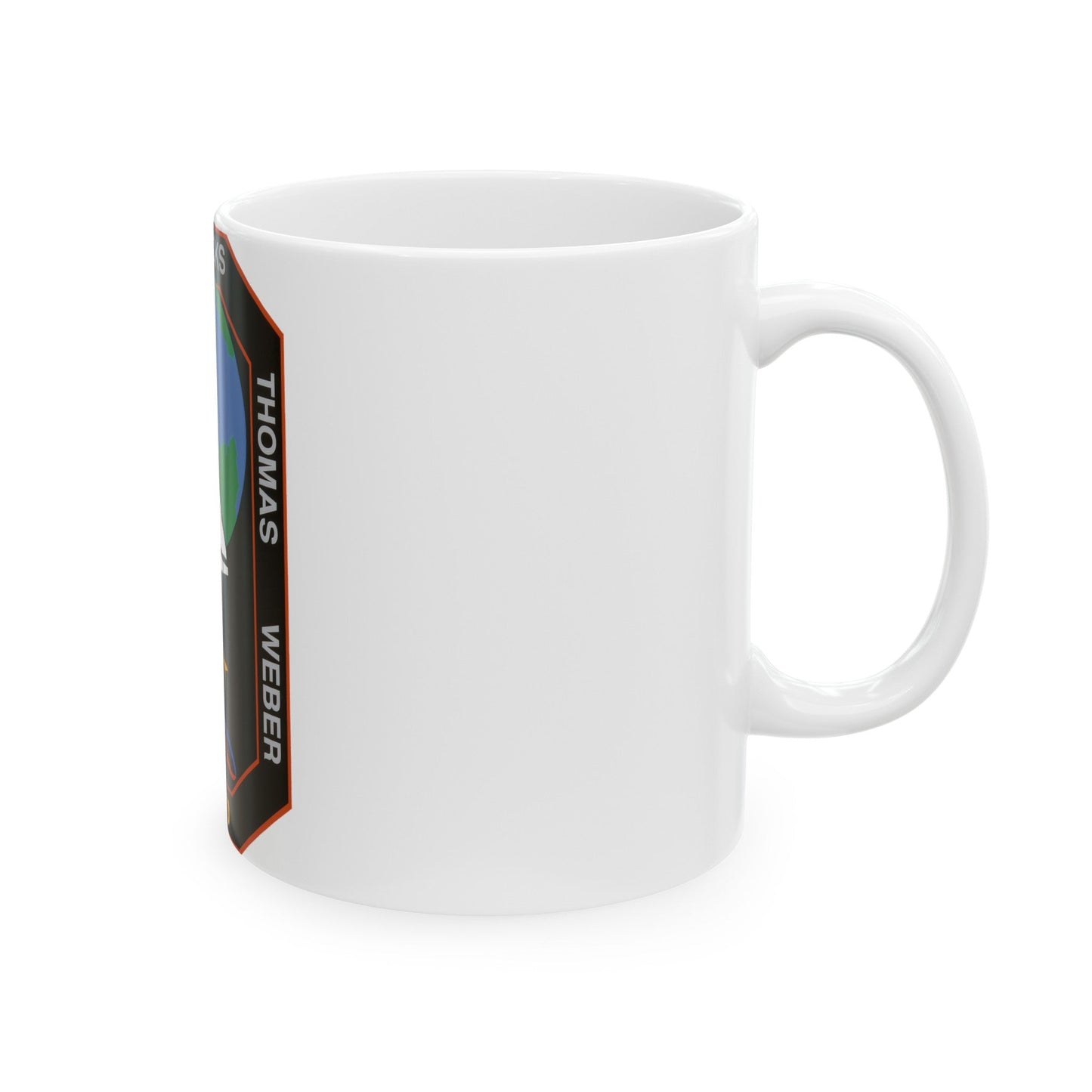 STS 70 (NASA) White Coffee Mug-The Sticker Space