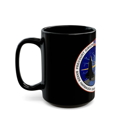 STS 71 (NASA) Black Coffee Mug-The Sticker Space