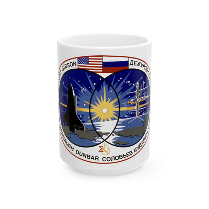 STS 71 (NASA) White Coffee Mug-15oz-The Sticker Space