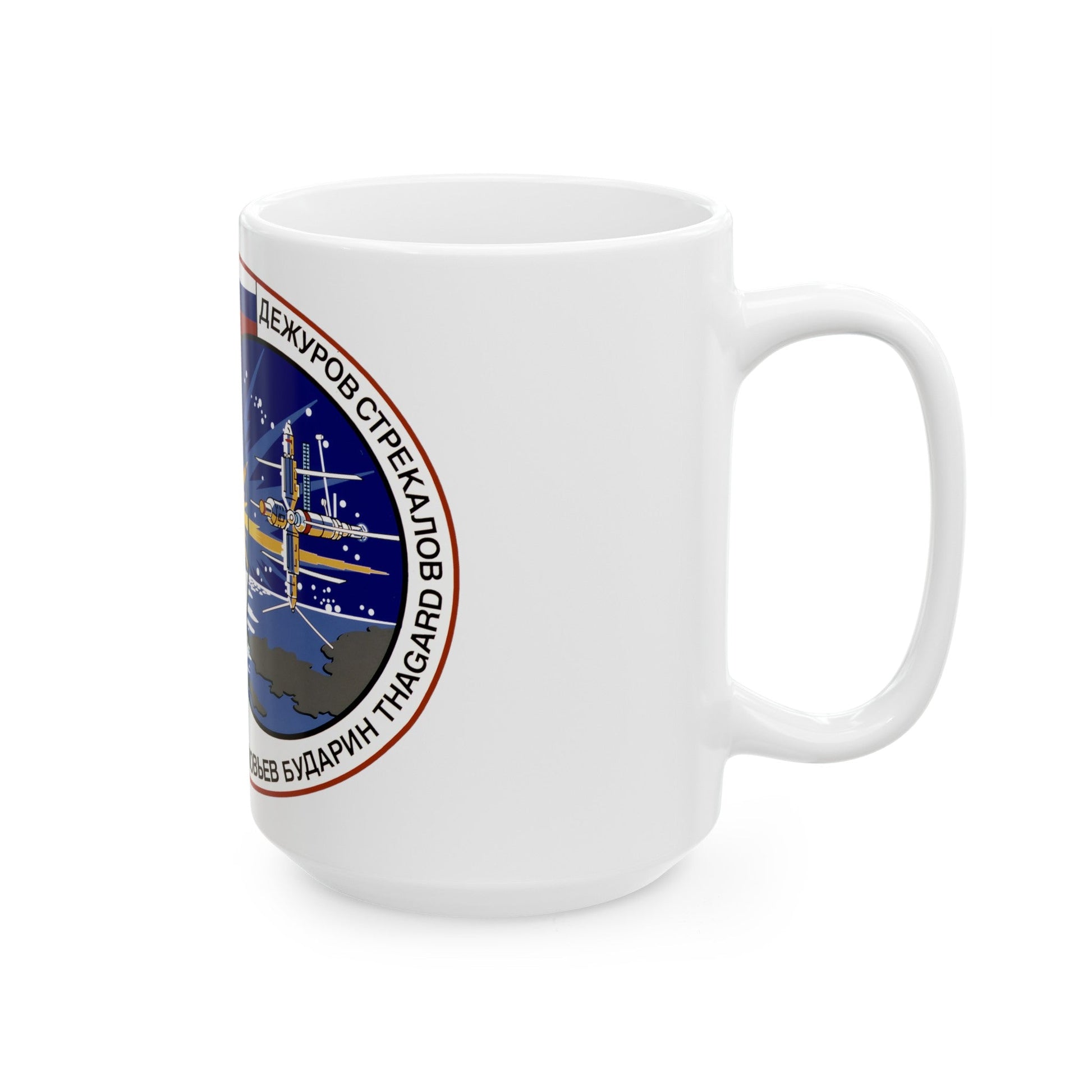 STS 71 (NASA) White Coffee Mug-The Sticker Space