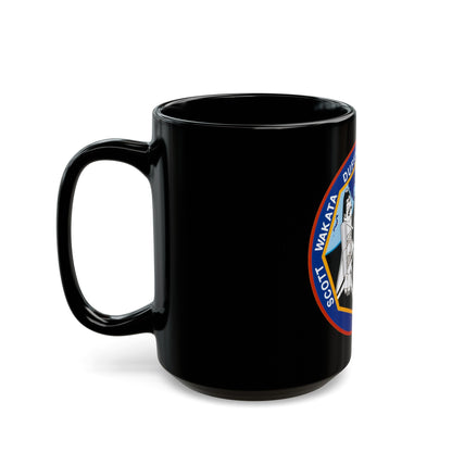 STS 72 (NASA) Black Coffee Mug-The Sticker Space