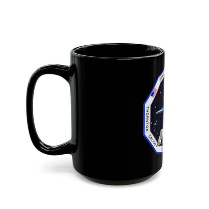 STS 73 (NASA) Black Coffee Mug-The Sticker Space