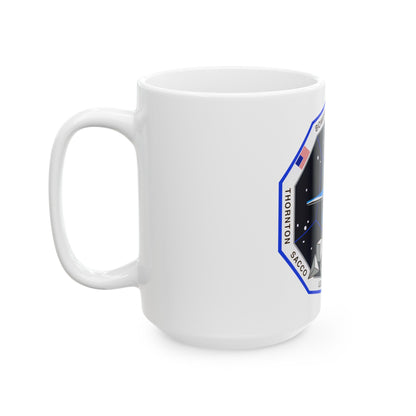 STS 73 (NASA) White Coffee Mug-The Sticker Space