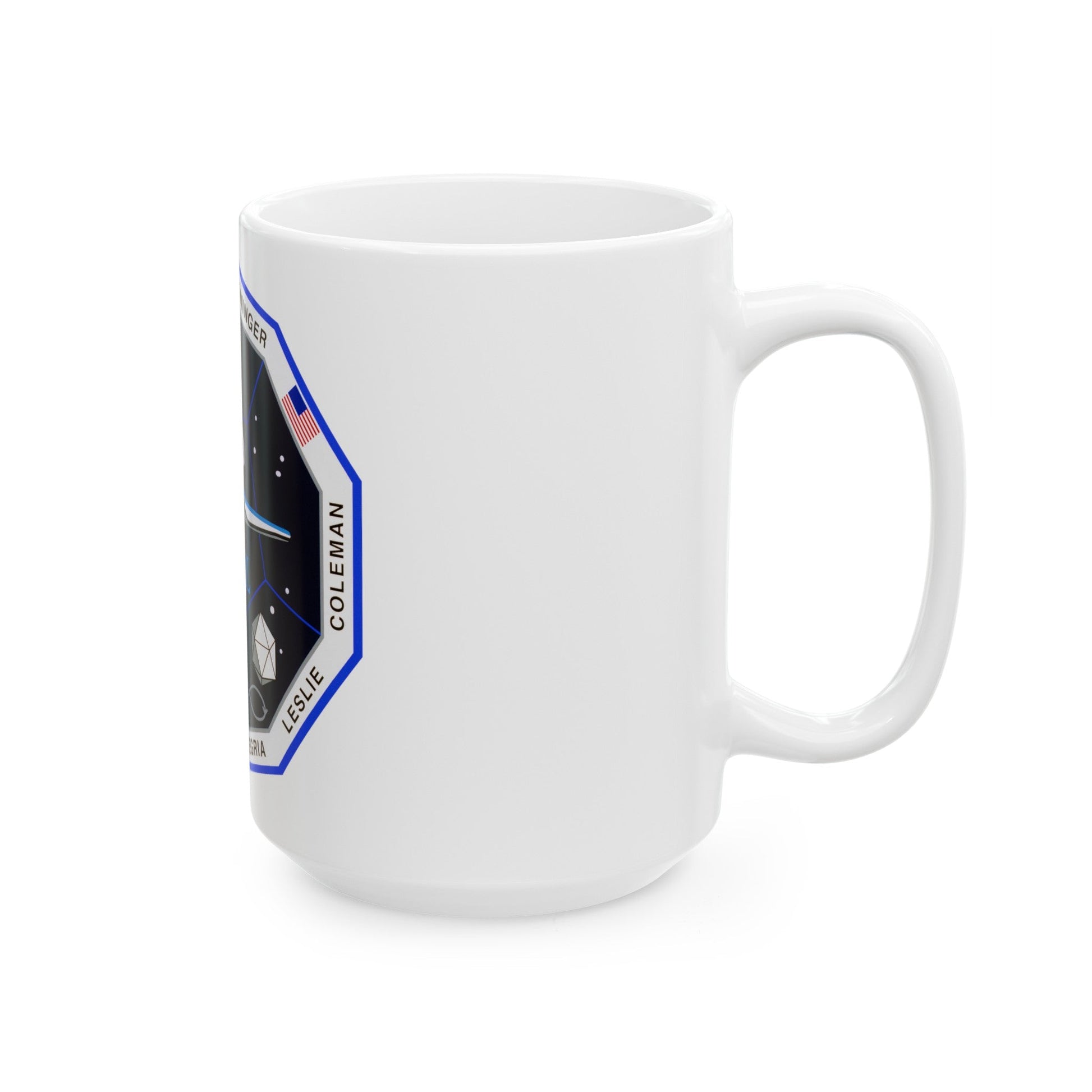 STS 73 (NASA) White Coffee Mug-The Sticker Space