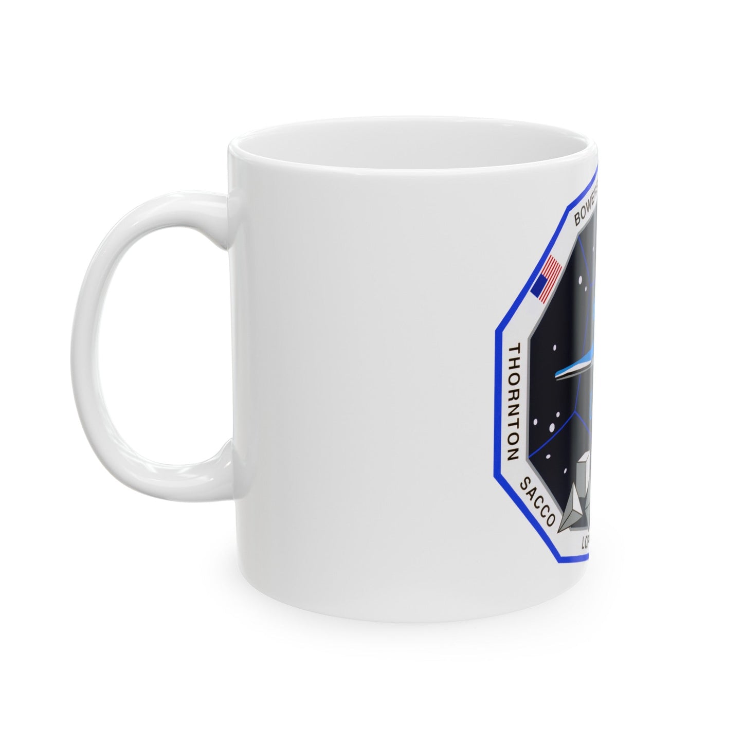 STS 73 (NASA) White Coffee Mug-The Sticker Space