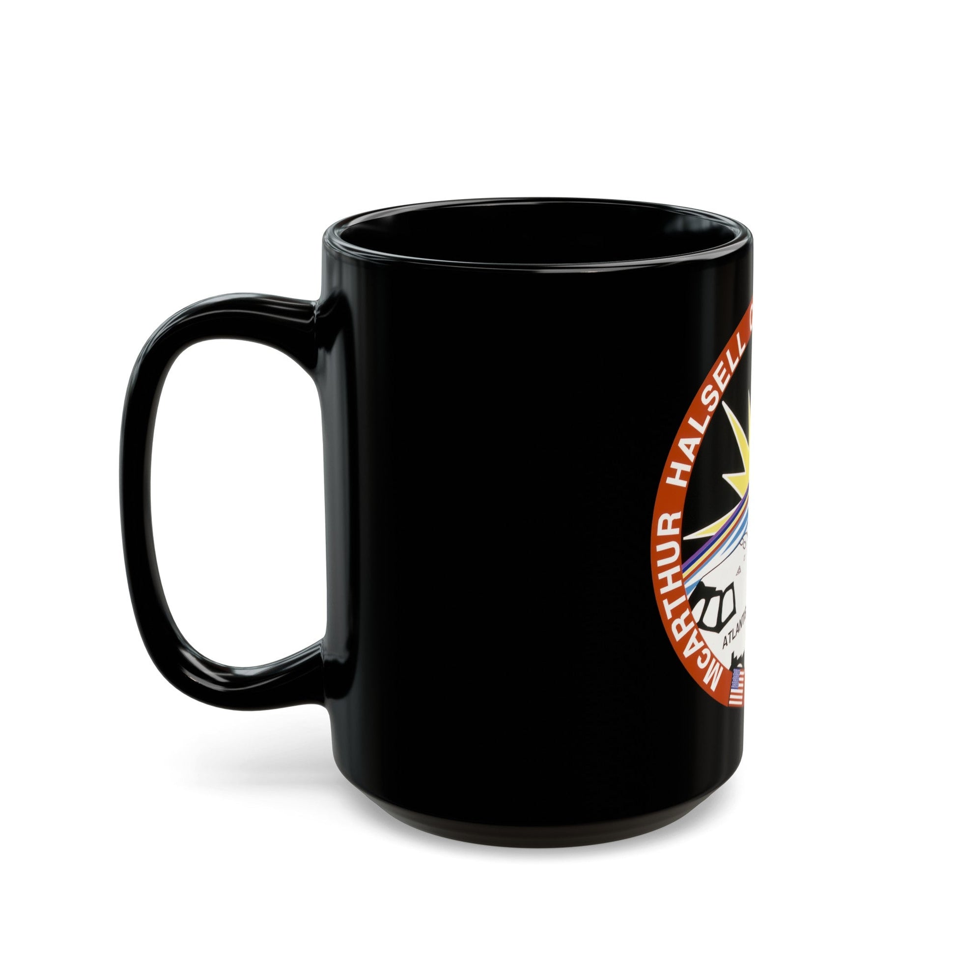 STS 74 (NASA) Black Coffee Mug-The Sticker Space