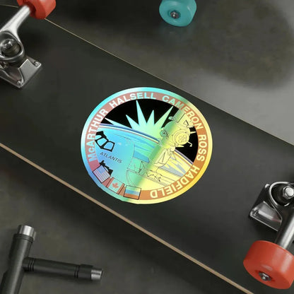 STS 74 (NASA) Holographic STICKER Die-Cut Vinyl Decal - The Sticker Space