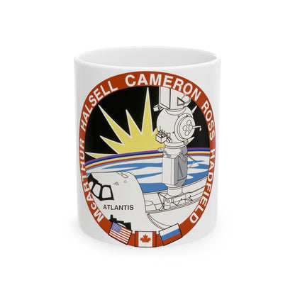 STS 74 (NASA) White Coffee Mug-11oz-The Sticker Space