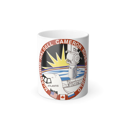 STS 74 Patch NASA - Color Changing Mug 11oz-11oz-The Sticker Space