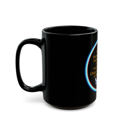 STS 75 (NASA) Black Coffee Mug-The Sticker Space