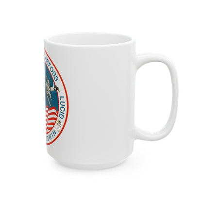 STS 76 (NASA) White Coffee Mug-The Sticker Space