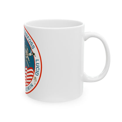 STS 76 (NASA) White Coffee Mug-The Sticker Space