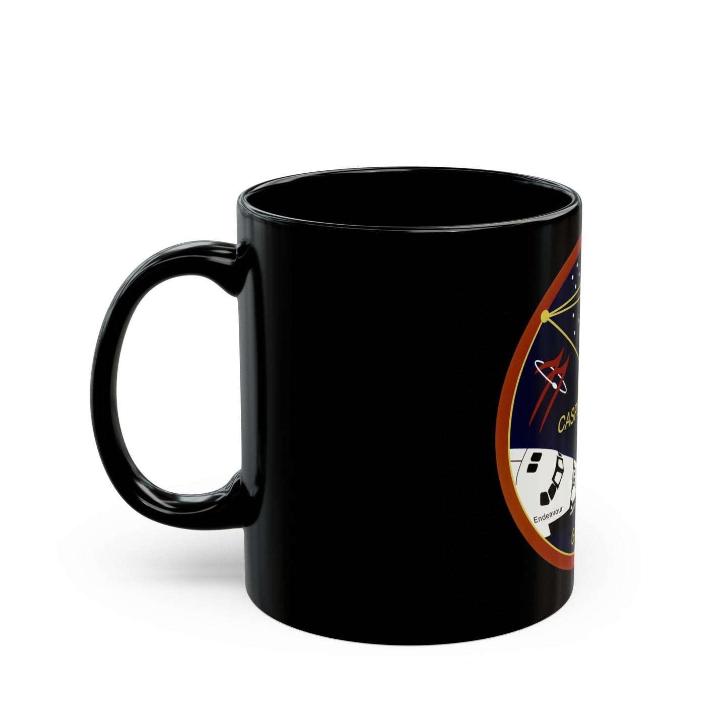 STS 77 (NASA) Black Coffee Mug-The Sticker Space