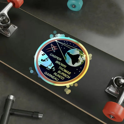 STS 77 (NASA) Holographic STICKER Die-Cut Vinyl Decal - The Sticker Space