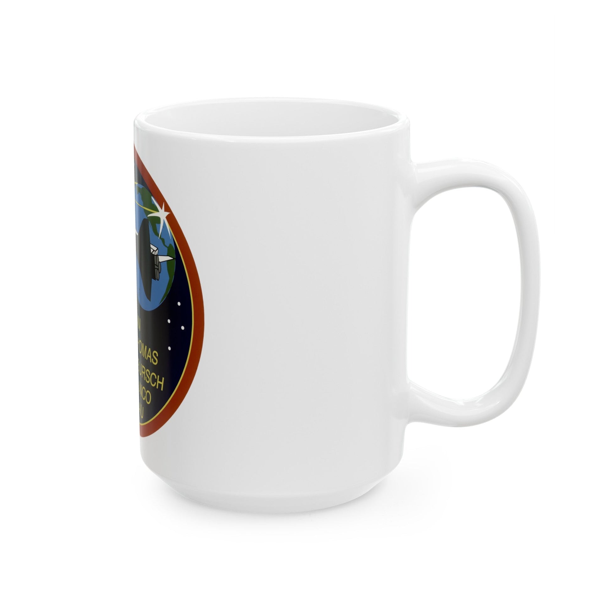 STS 77 (NASA) White Coffee Mug-The Sticker Space