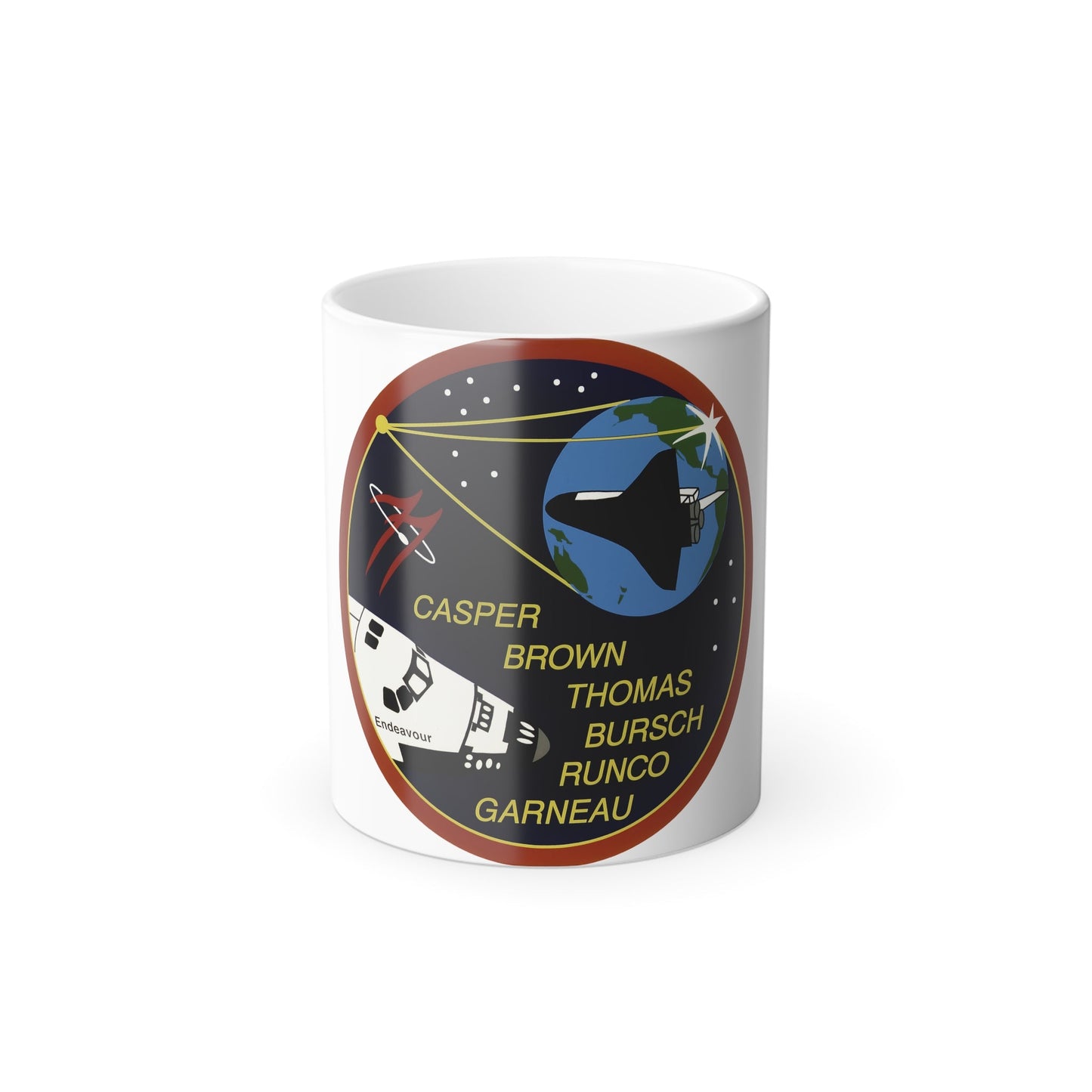 STS 77 Patch NASA - Color Changing Mug 11oz-11oz-The Sticker Space