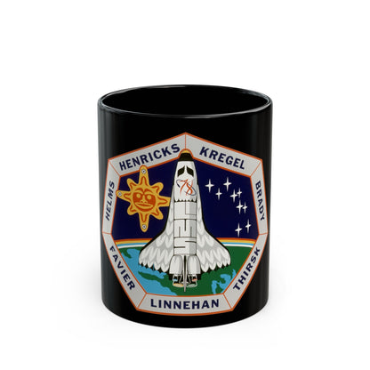 STS 78 (NASA) Black Coffee Mug-11oz-The Sticker Space