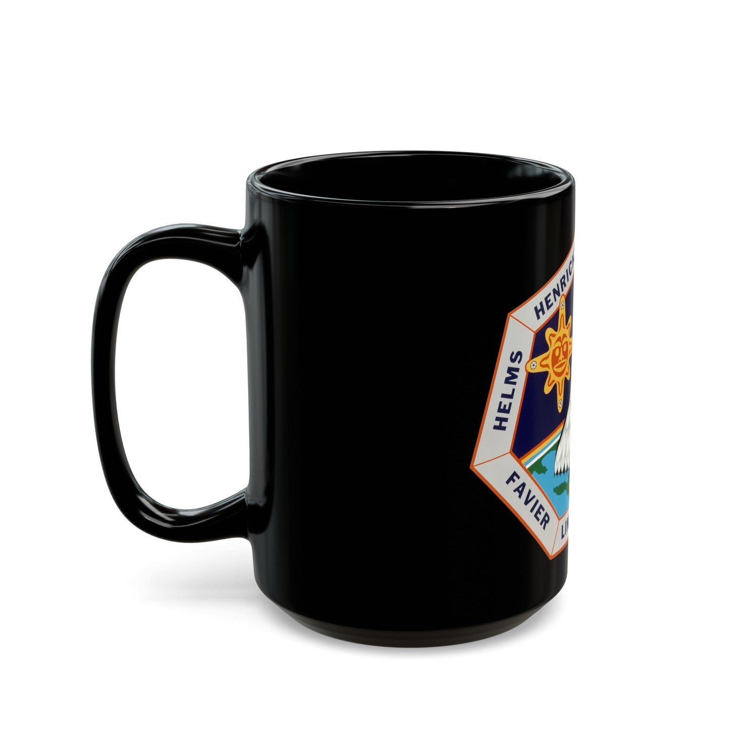 STS 78 (NASA) Black Coffee Mug-The Sticker Space