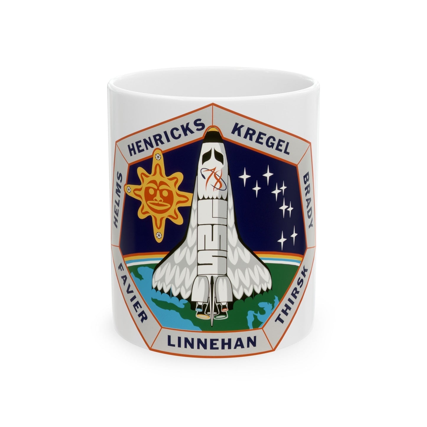 STS 78 (NASA) White Coffee Mug-11oz-The Sticker Space