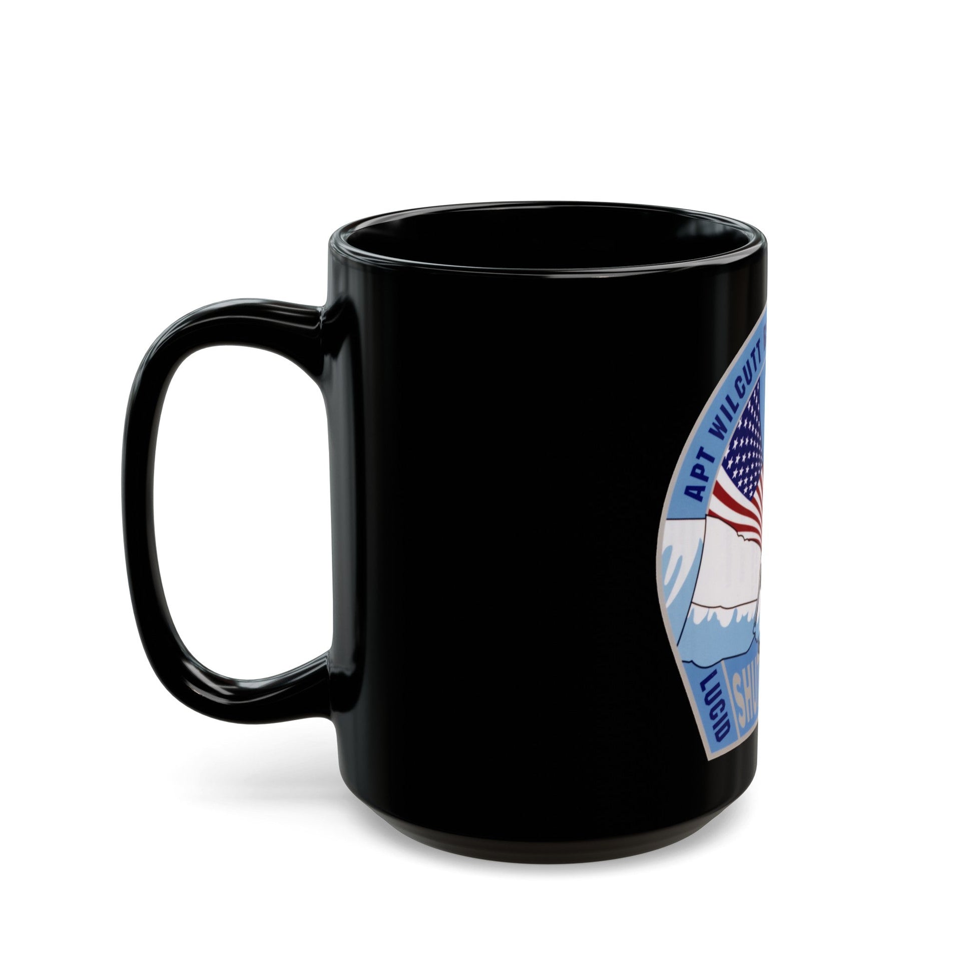 STS 79 (NASA) Black Coffee Mug-The Sticker Space