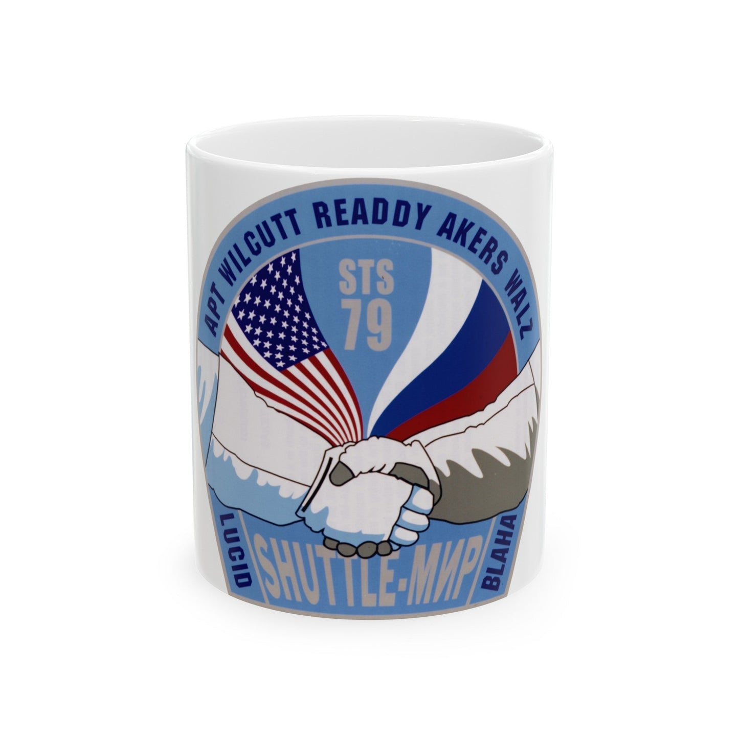 STS 79 (NASA) White Coffee Mug-11oz-The Sticker Space