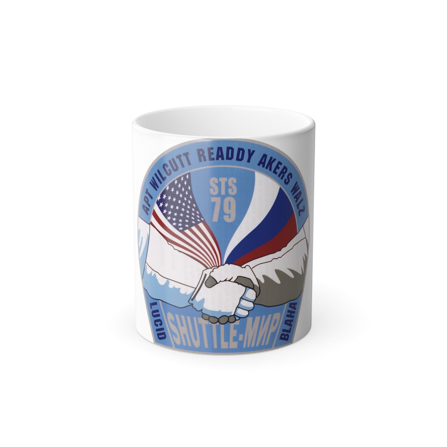 STS 79 Patch NASA - Color Changing Mug 11oz-11oz-The Sticker Space