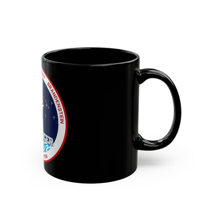 STS 8 (NASA) Black Coffee Mug-The Sticker Space