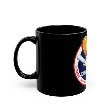 STS 8 (NASA) Black Coffee Mug-The Sticker Space