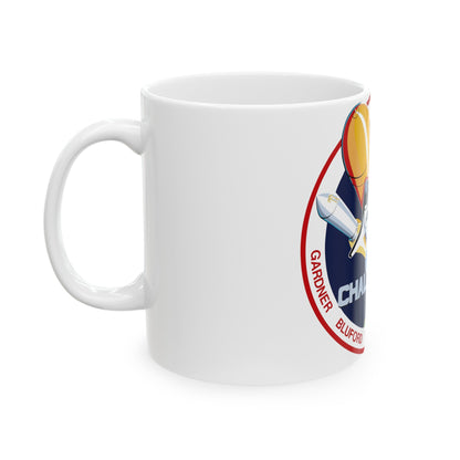 STS 8 (NASA) White Coffee Mug-The Sticker Space