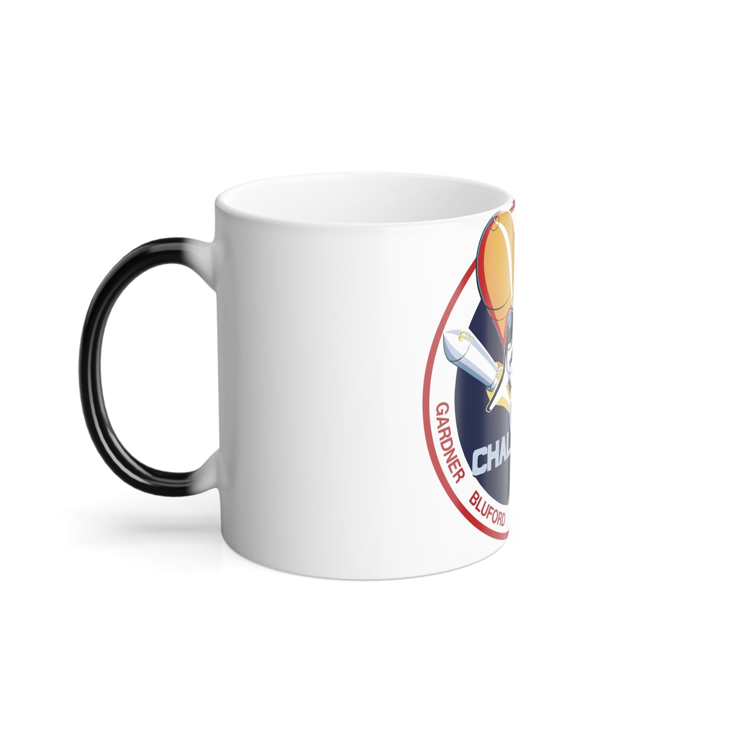 STS 8 Patch NASA - Color Changing Mug 11oz-11oz-The Sticker Space