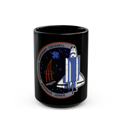 STS 80 (NASA) Black Coffee Mug-15oz-The Sticker Space