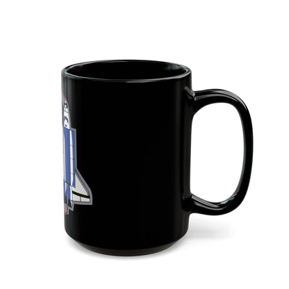 STS 80 (NASA) Black Coffee Mug-The Sticker Space