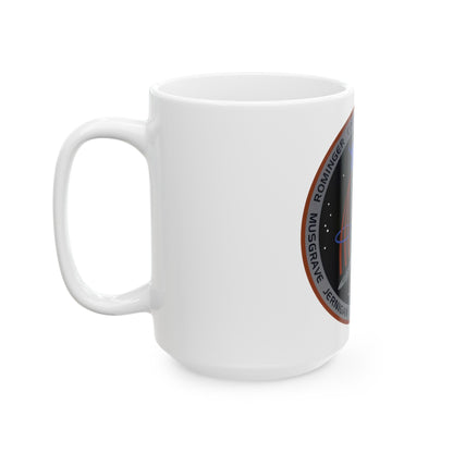 STS 80 (NASA) White Coffee Mug-The Sticker Space