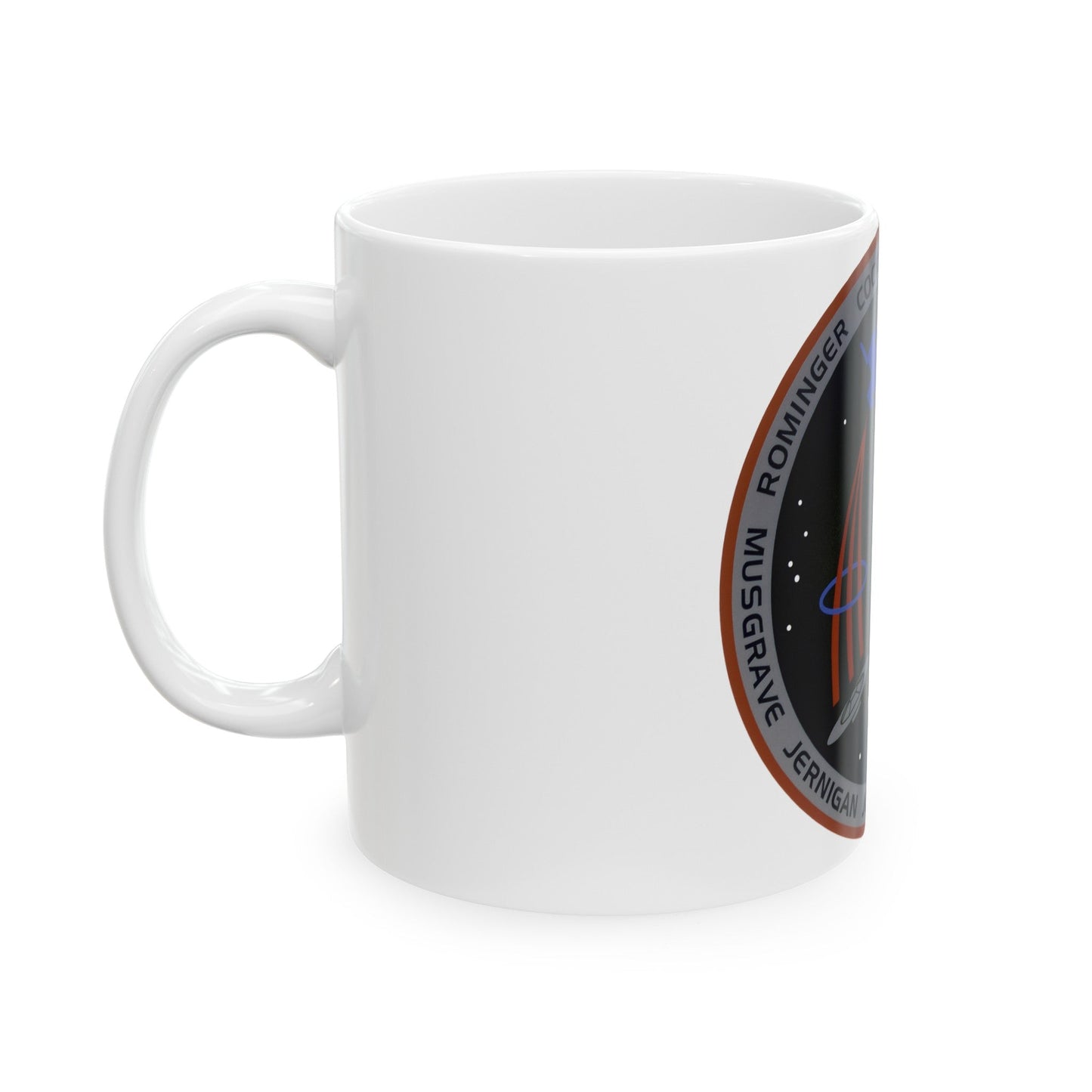 STS 80 (NASA) White Coffee Mug-The Sticker Space