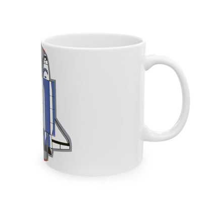 STS 80 (NASA) White Coffee Mug-The Sticker Space