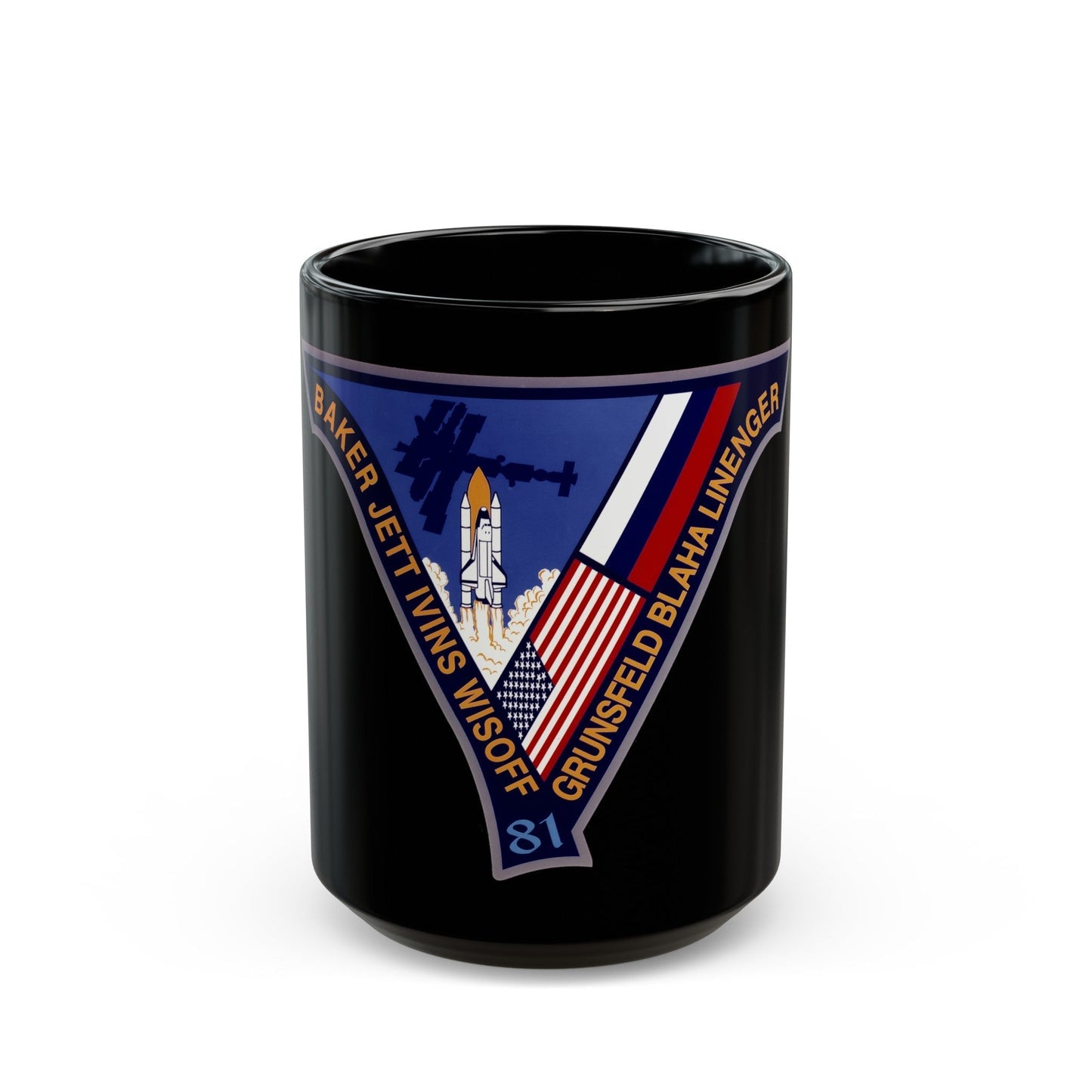 STS 81 (NASA) Black Coffee Mug-15oz-The Sticker Space