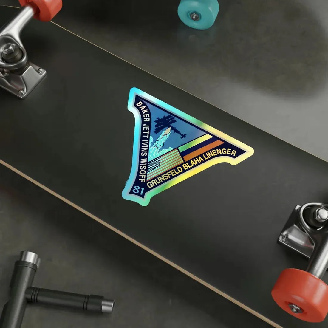 STS 81 (NASA) Holographic STICKER Die-Cut Vinyl Decal - The Sticker Space