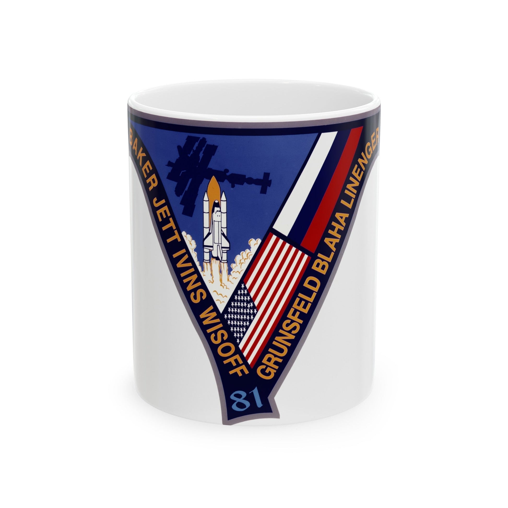 STS 81 (NASA) White Coffee Mug-11oz-The Sticker Space