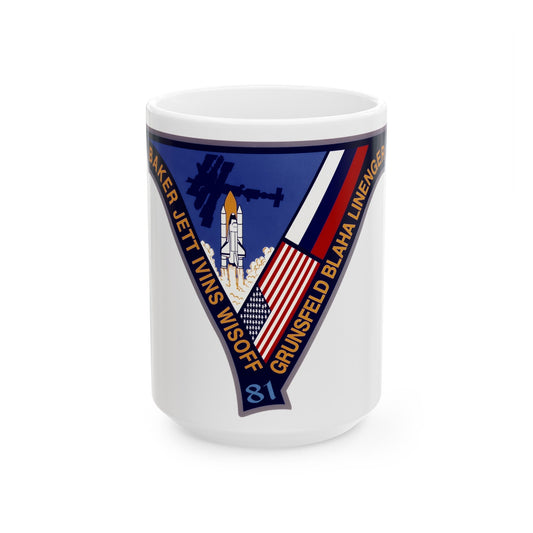 STS 81 (NASA) White Coffee Mug-15oz-The Sticker Space