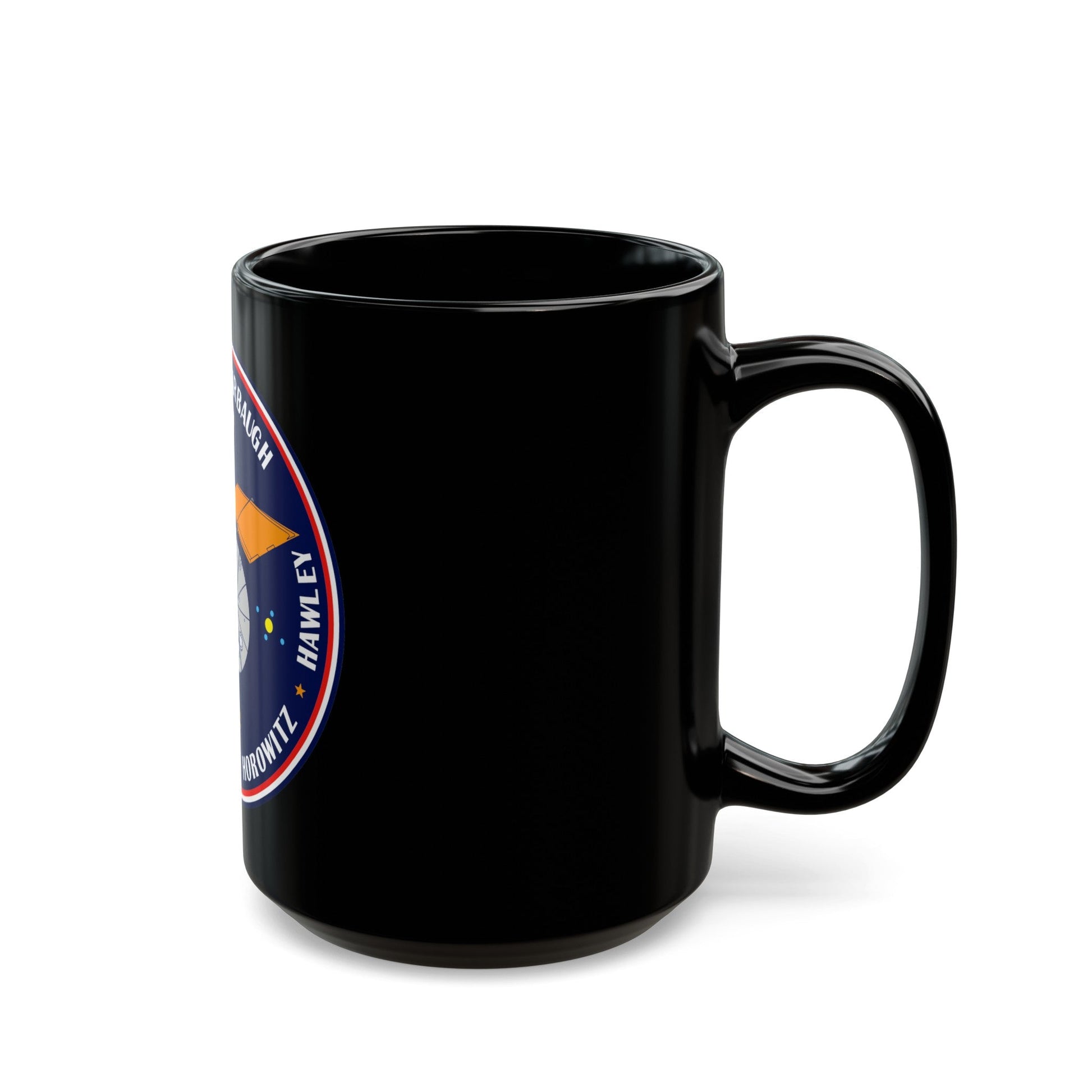 STS 82 (NASA) Black Coffee Mug-The Sticker Space