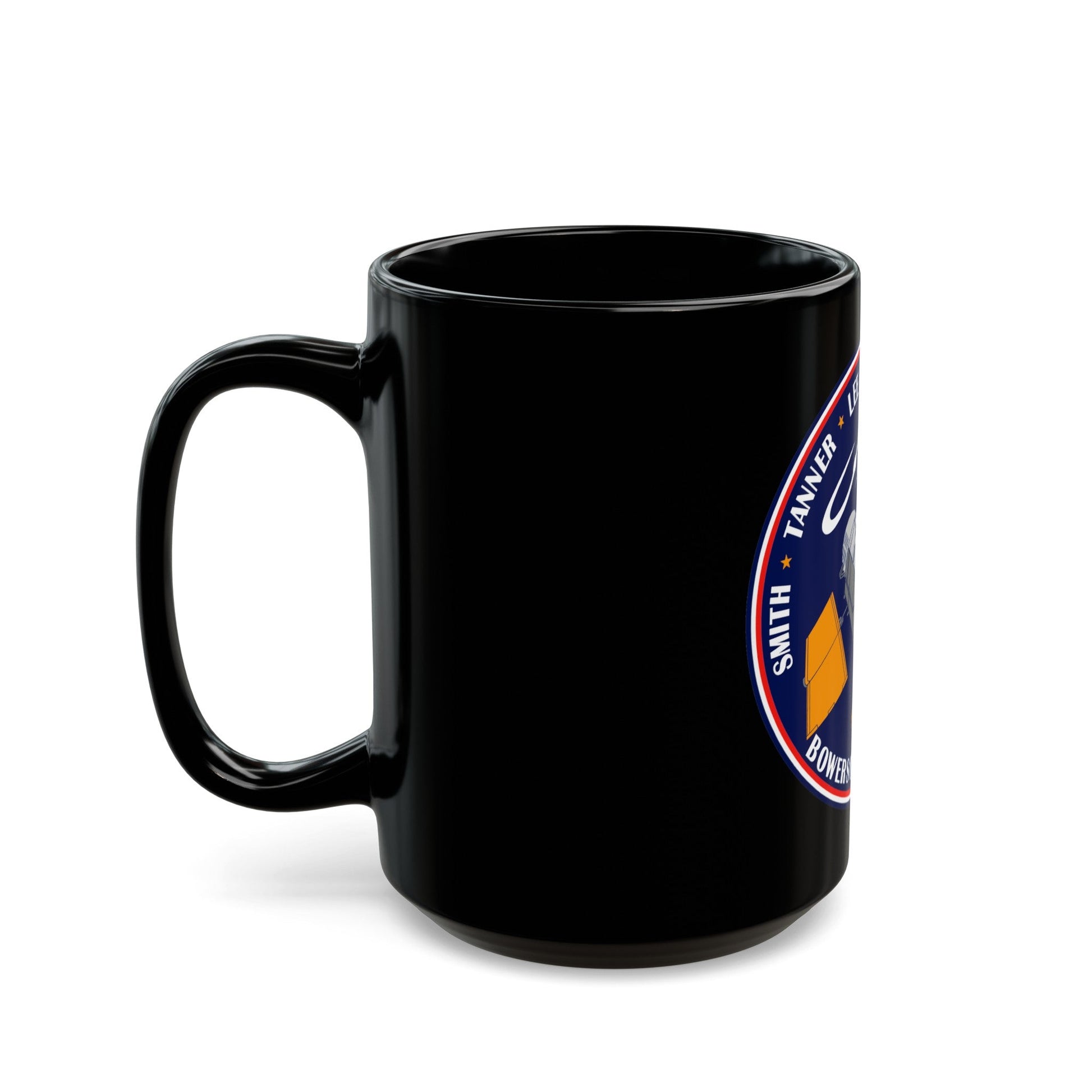 STS 82 (NASA) Black Coffee Mug-The Sticker Space