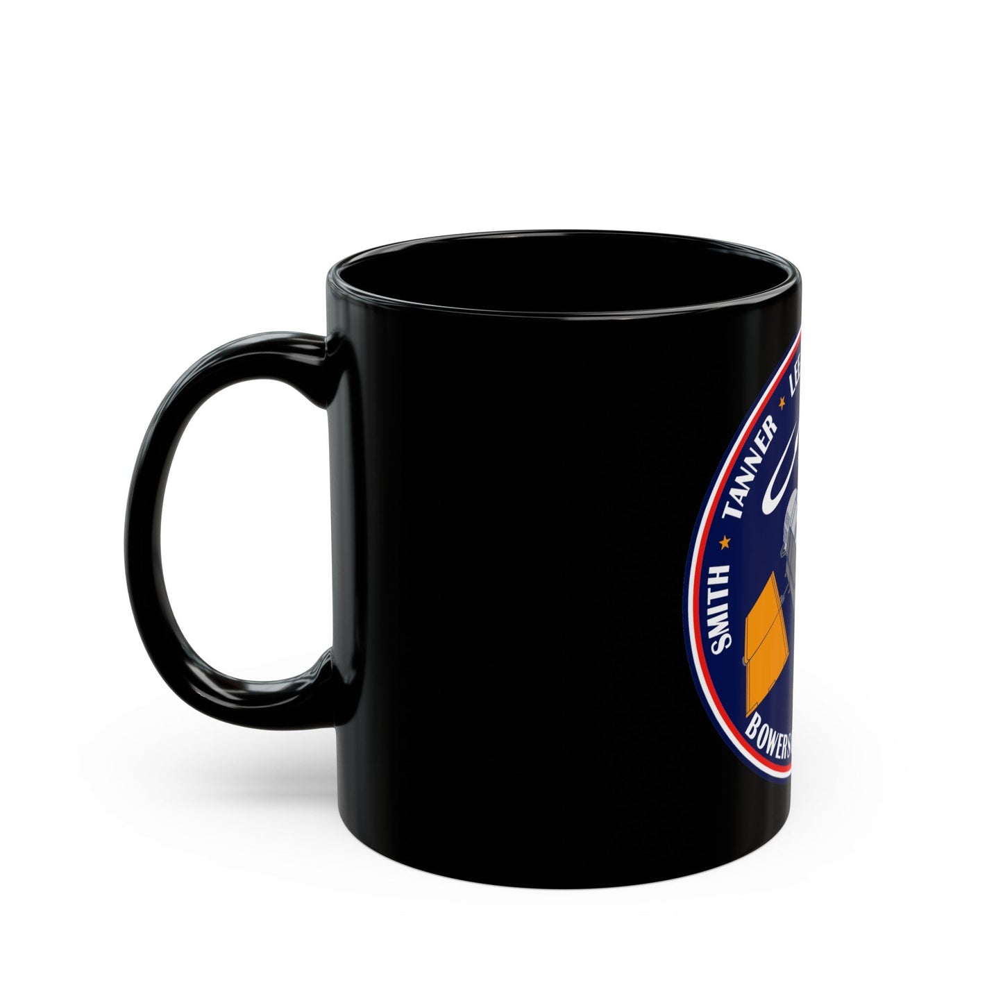 STS 82 (NASA) Black Coffee Mug-The Sticker Space