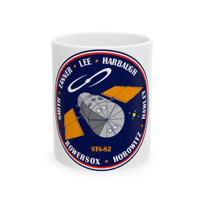 STS 82 (NASA) White Coffee Mug-11oz-The Sticker Space