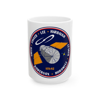 STS 82 (NASA) White Coffee Mug-15oz-The Sticker Space