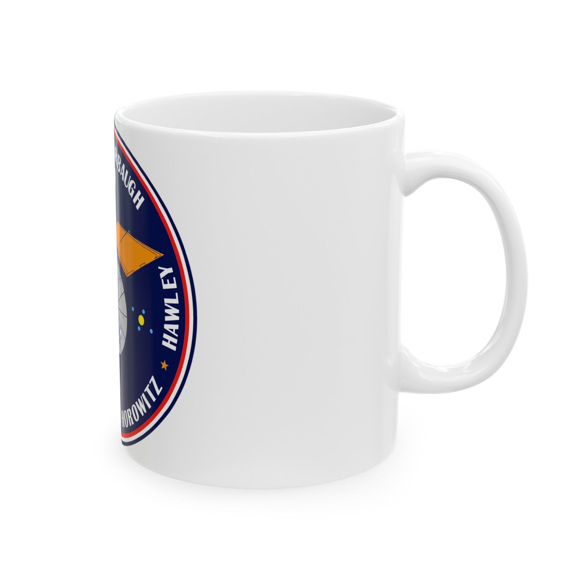 STS 82 (NASA) White Coffee Mug-The Sticker Space