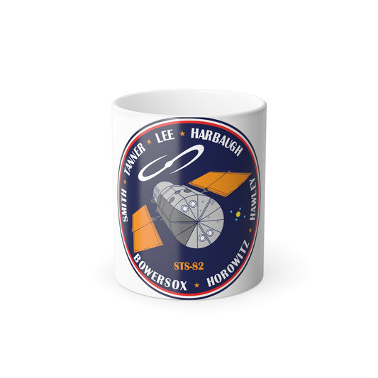 STS 82 Patch NASA - Color Changing Mug 11oz-11oz-The Sticker Space