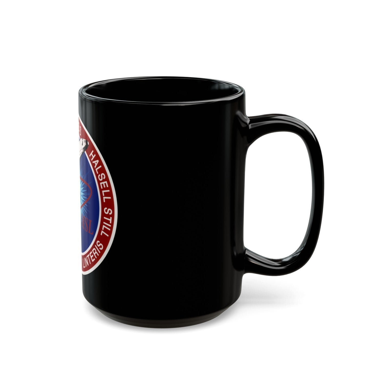 STS 83 (NASA) Black Coffee Mug-The Sticker Space