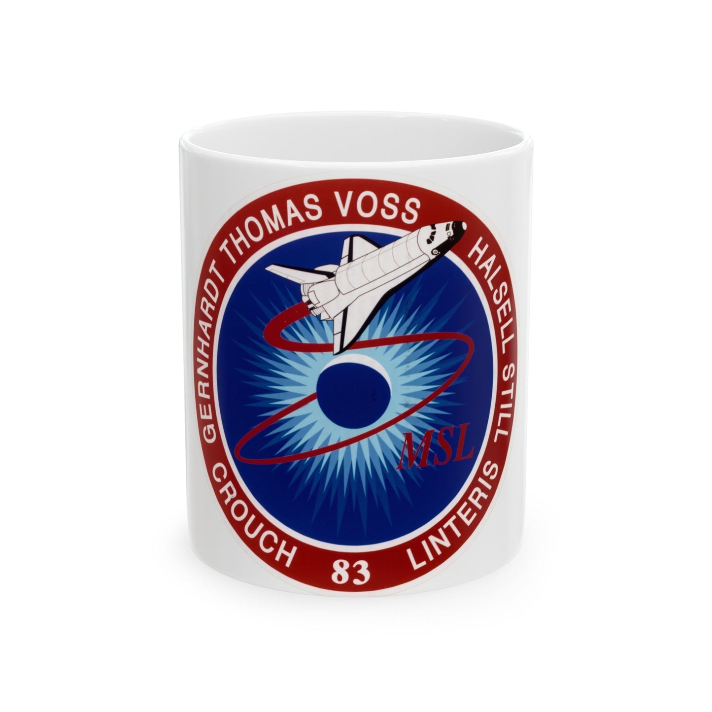 STS 83 (NASA) White Coffee Mug-11oz-The Sticker Space